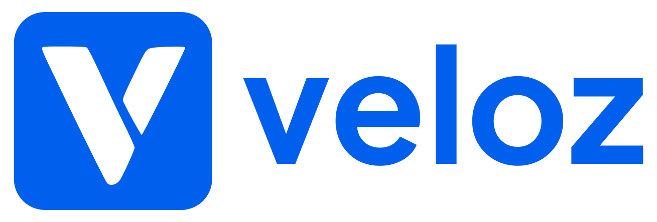 Veloz logo – light